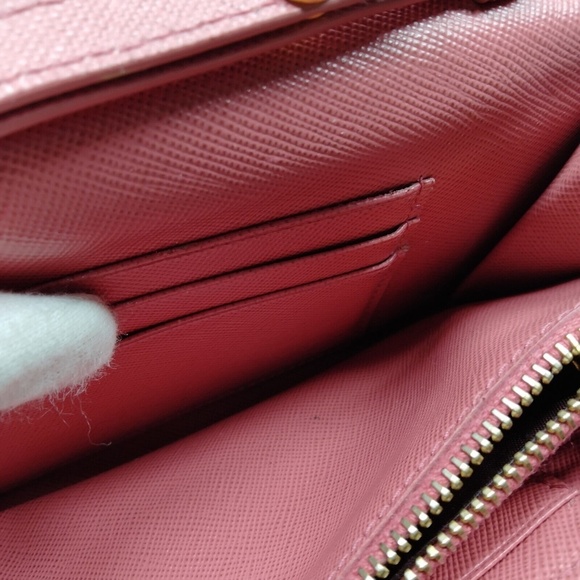 Prada Saffiano Crossbody Leather Wallet - Picture 7 of 10